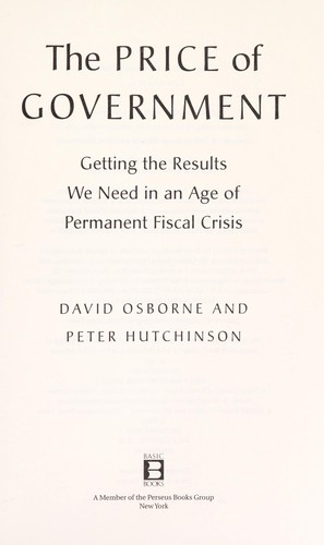The Price of Government