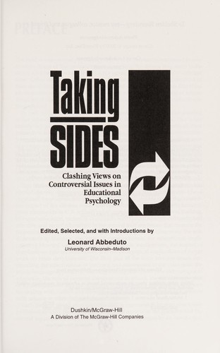Taking sides