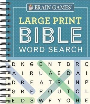Brain Games Large Print Bible Word Search