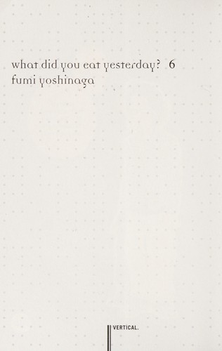 What Did You Eat Yesterday?
