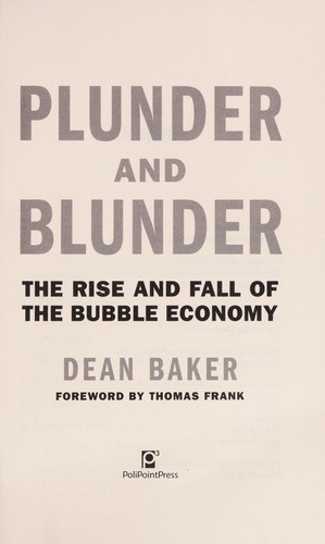 Plunder and blunder
