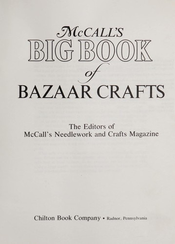 McCall's Big Book of Bazaar Crafts