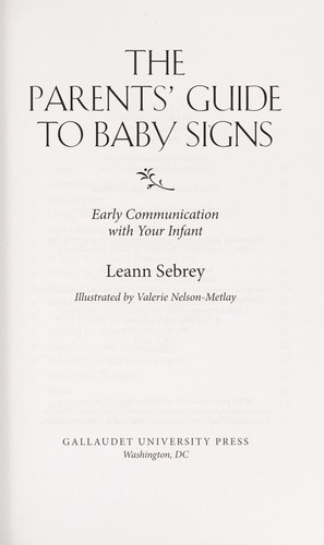 The parents' guide to baby signs