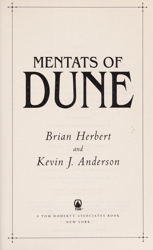 Mentats of Dune