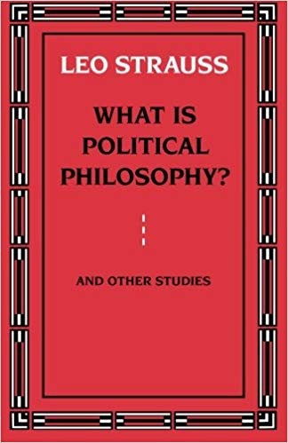 What Is Political Philosophy?