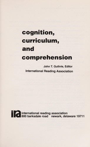Cognition, curriculum, and comprehension