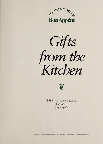 Gifts from the Kitchen