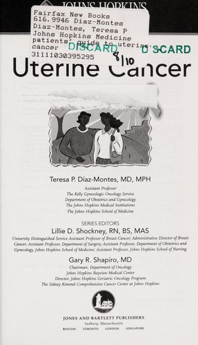 The Johns Hopkins patients' guide to uterine cancer