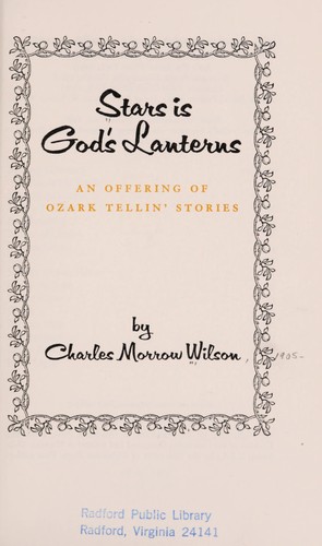Stars is God's Lanterns