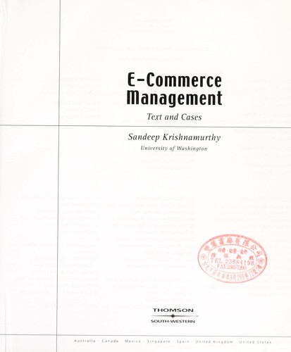 E-commerce management
