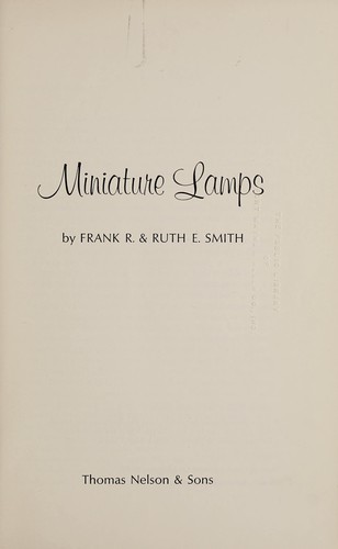 Miniature lamps