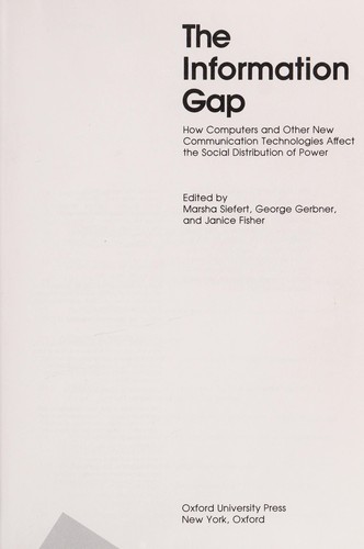 The Information Gap