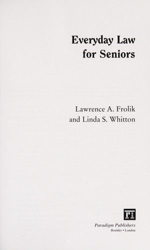 Everyday law for seniors