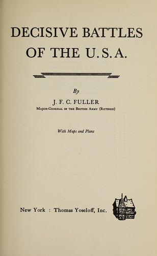Decisive Battles of the U.S.A.