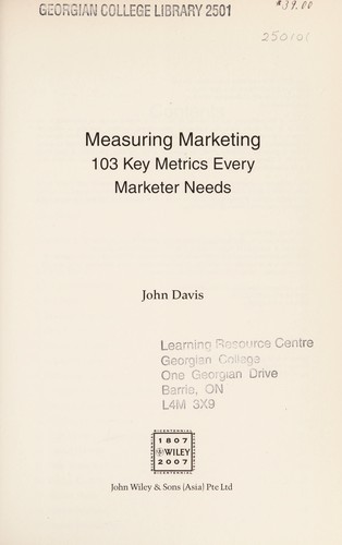 Measuring Marketing