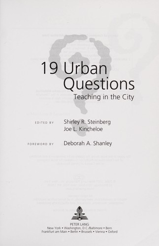 19 Urban Questions