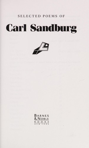 Selected Poems of Carl Sandburg