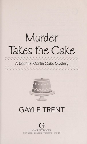 Murder Takes the Cake