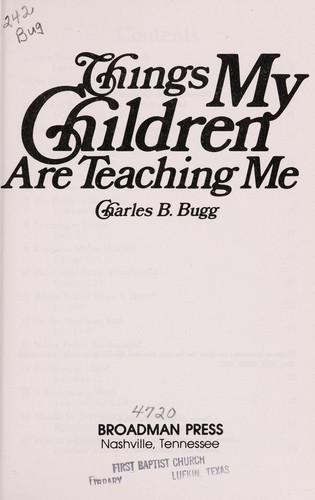 Things My Children Are Teaching Me