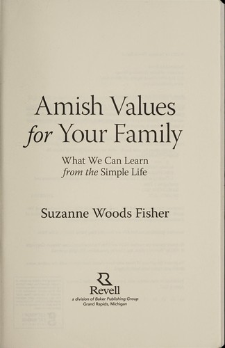 Amish values for your family