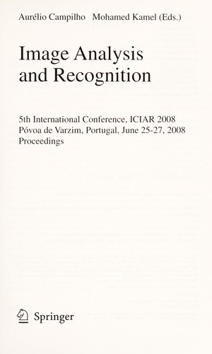 Image Analysis and Recognition