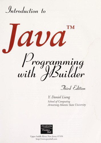 Introduction to Java programming with JBuilder
