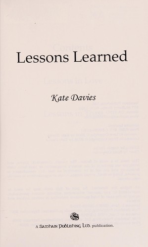 Lessons Learned