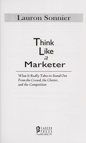 Think like a marketer