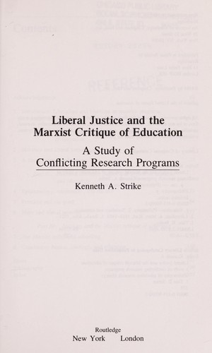 Liberal justice and the Marxist critique of education