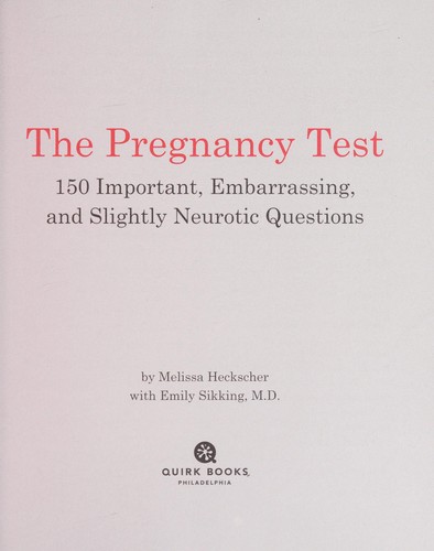 The Pregnancy Test