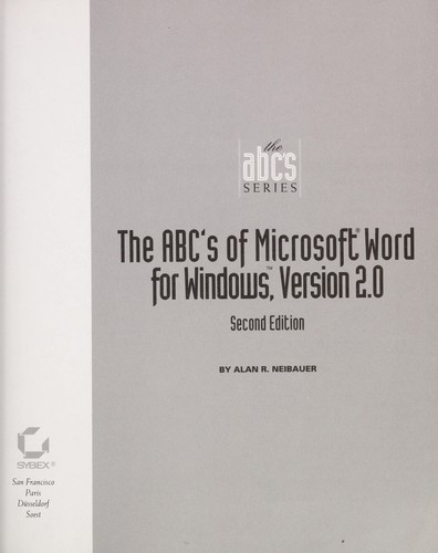 The ABC's of Microsoft Word for Windows