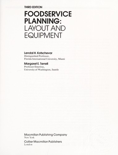 Foodservice Planning