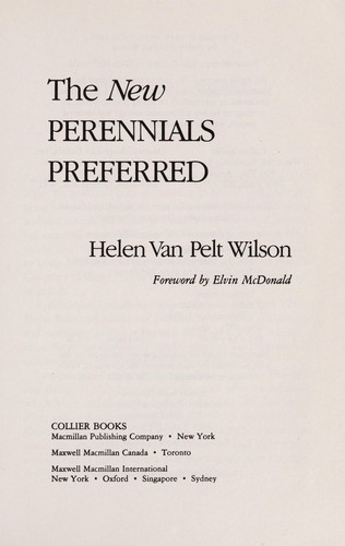 The New Perennials Preferred