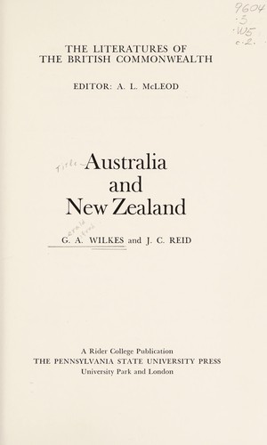 Australia and New Zealand
