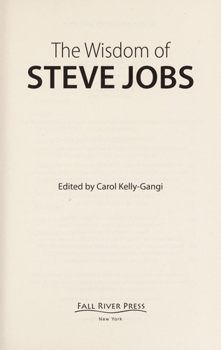The wisdom of Steve Jobs