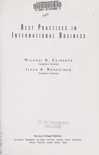 Best practices in international business