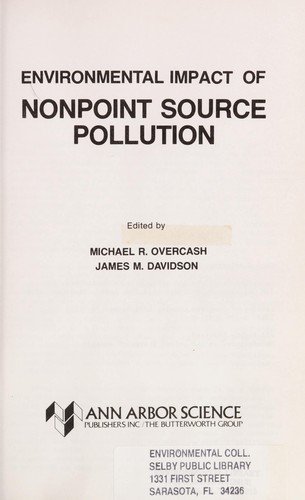 Environmental Impact of Nonpoint Source Pollution