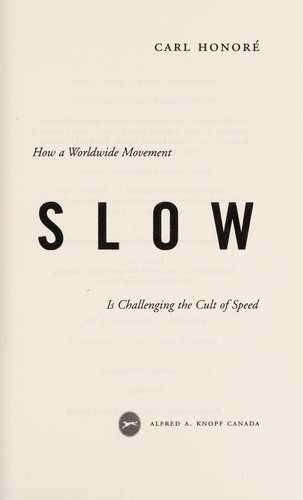 In praise of slow