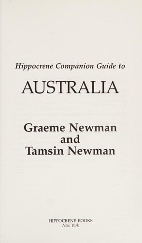 Hippocrene Companion Guide to Australia
