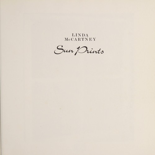 Linda McCartney's Sun Prints
