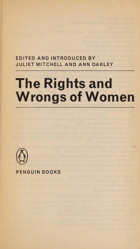 The Rights and Wrongs of Women