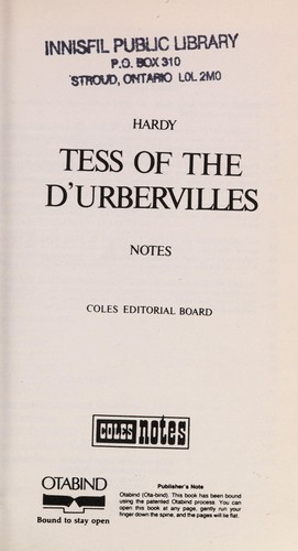 Tess of the D'Urbervilles/Notes