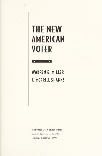 The New American Voter