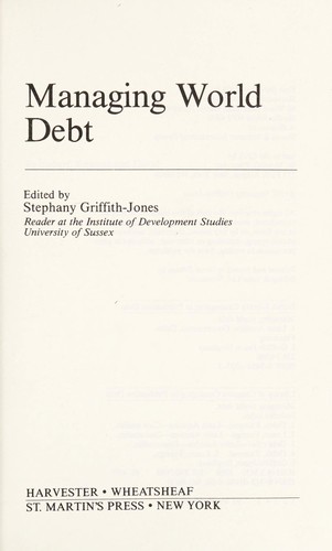 Managing world debt