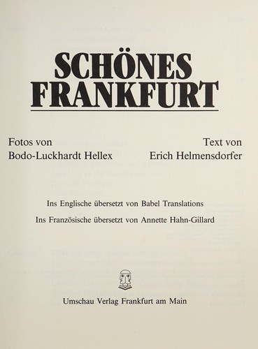 Schones Frankfurt
