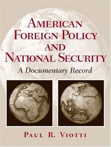 American foreign policy and national security