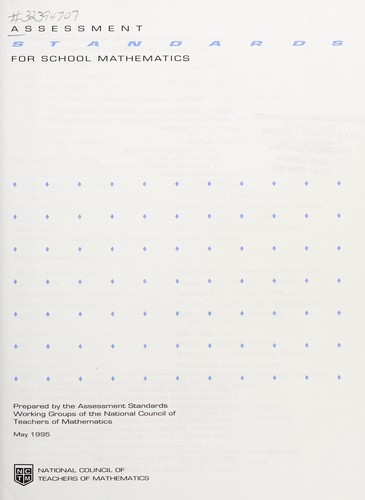 Assessment standards for school mathematics