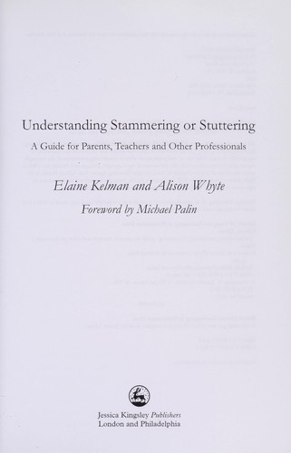 Understanding Stammering or Stuttering
