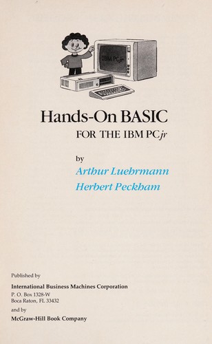 Hands-on BASIC for the IBM PCjr