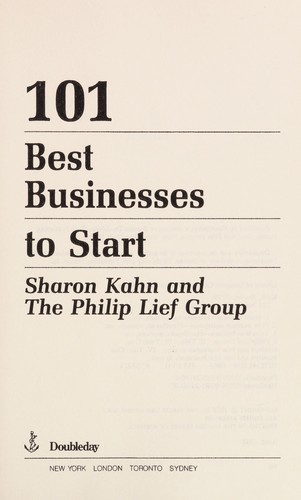 One Hundred and One Best Businesses to Start